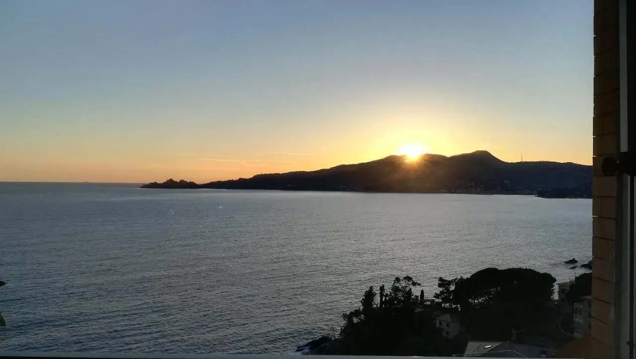 Appartamento Una Conchiglia sul Mare Attico vista Portofino Zoagli